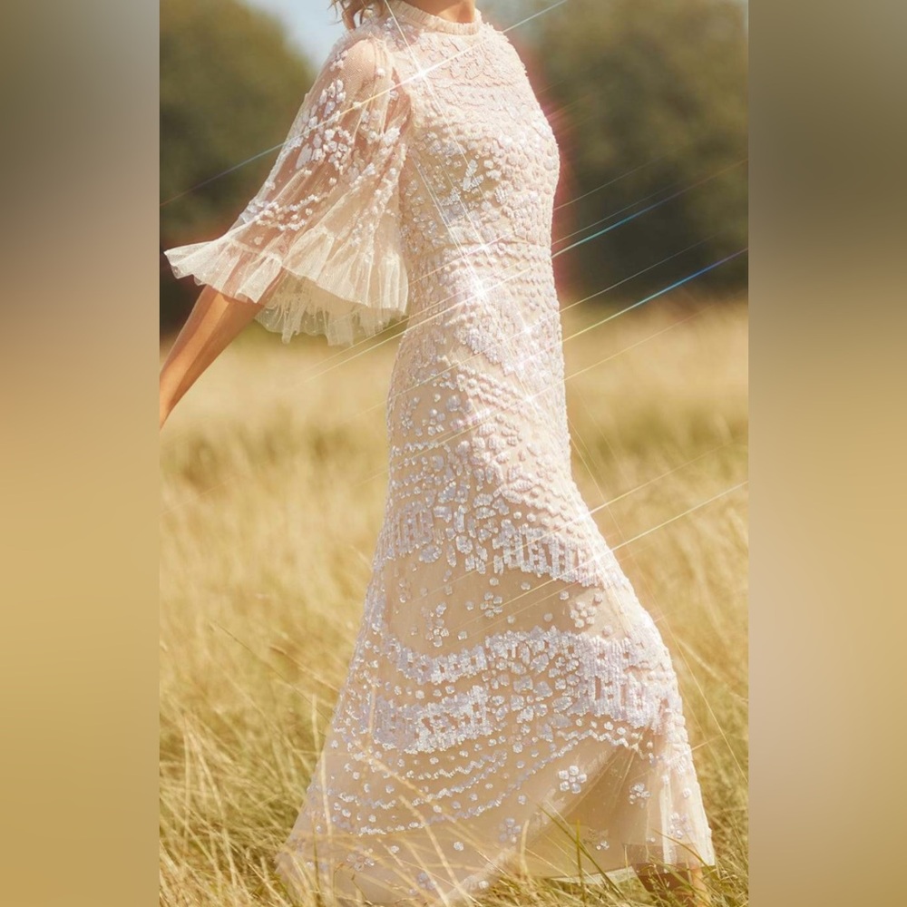 Needle & Thread• Anais Sequin Ballerina Gown • Worn Once • Not Altered